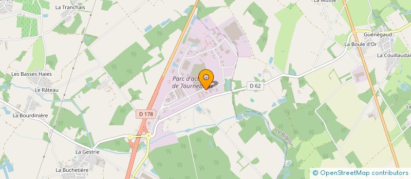 localisation de l'entreprise TPL VISION à LA CHEVROLIERE