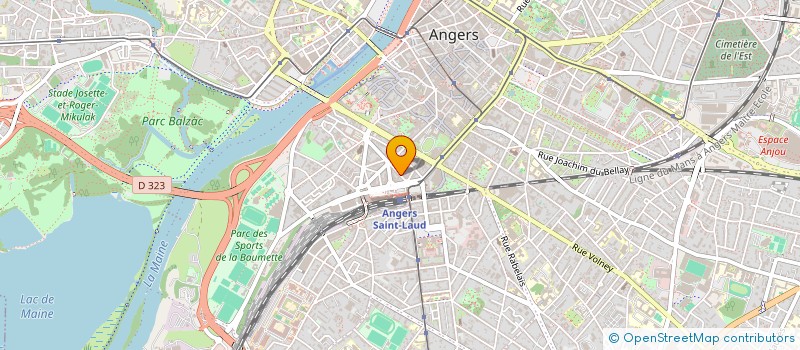 localisation de l'entreprise TPLB à ANGERS