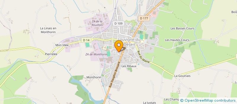 localisation de l'entreprise TPLB - TRAVAUX PUBLICS LOCATION BRETAGNE  LE FERRE