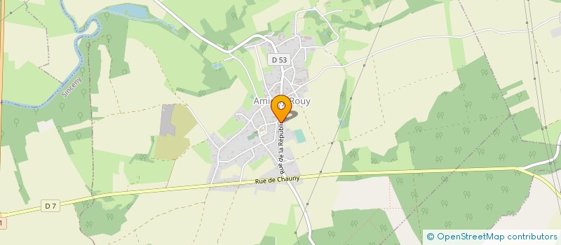 localisation de l'entreprise TPLC à AMIGNY-ROUY