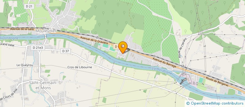 localisation de l'entreprise TPLC ASSAINISSEMENT à MOULEYDIER