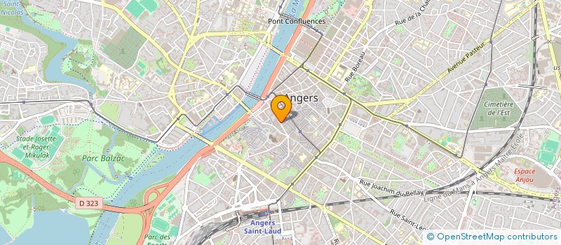 localisation de l'entreprise TPLP à ANGERS