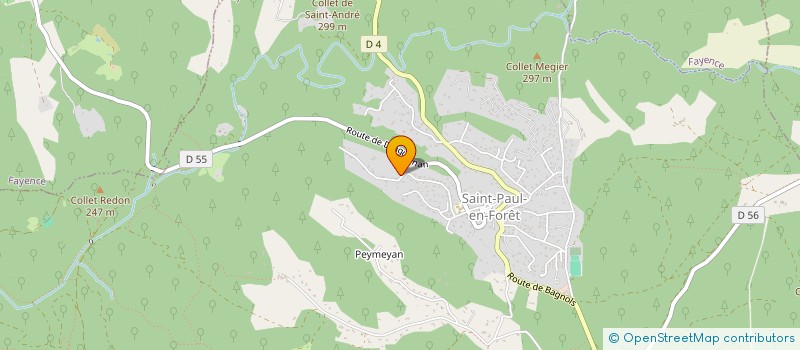 localisation de l'entreprise TPLS à SAINT-PAUL-EN-FORET