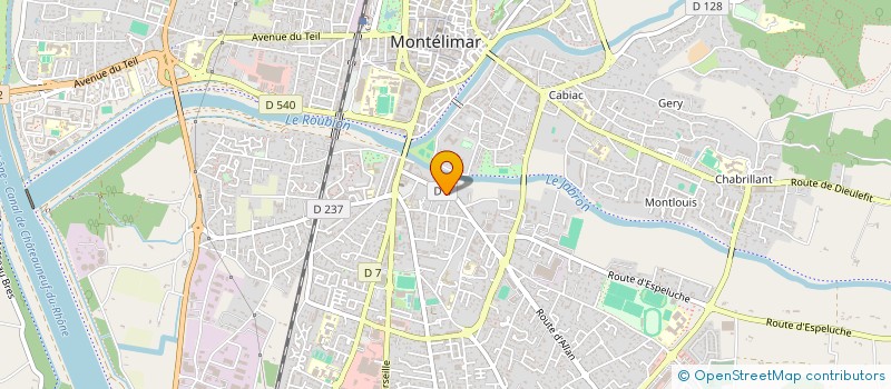 localisation de l'entreprise TPM 26 à MONTELIMAR