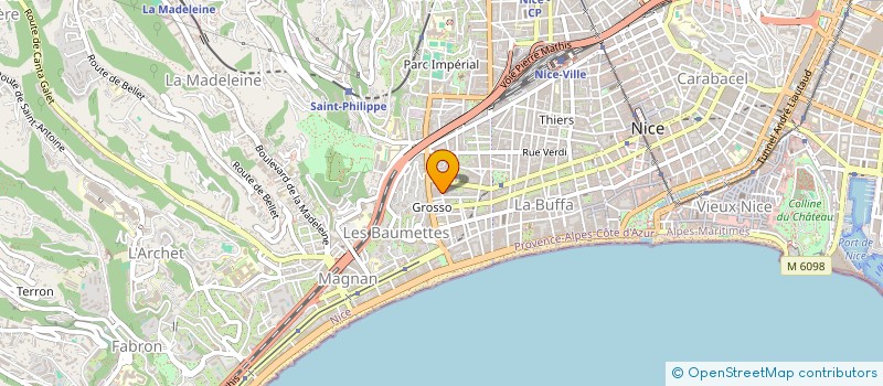 localisation de l'entreprise TPM à NICE