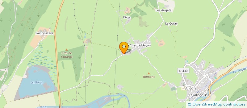 localisation de l'entreprise TPM à VUILLECIN