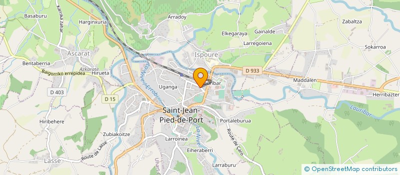 localisation de l'entreprise TPM à SAINT-JEAN-PIED-DE-PORT