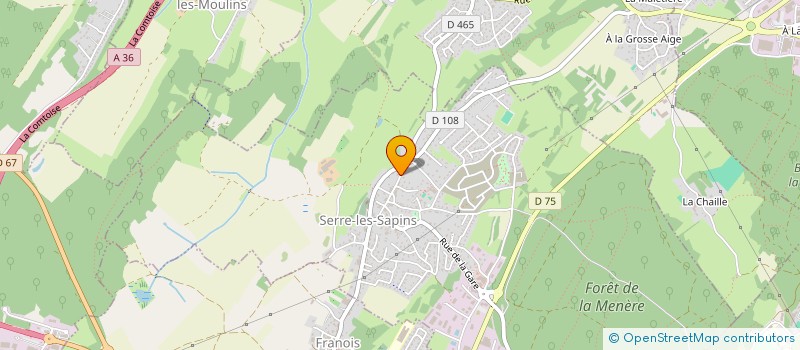 localisation de l'entreprise TPM  SERRE-LES-SAPINS