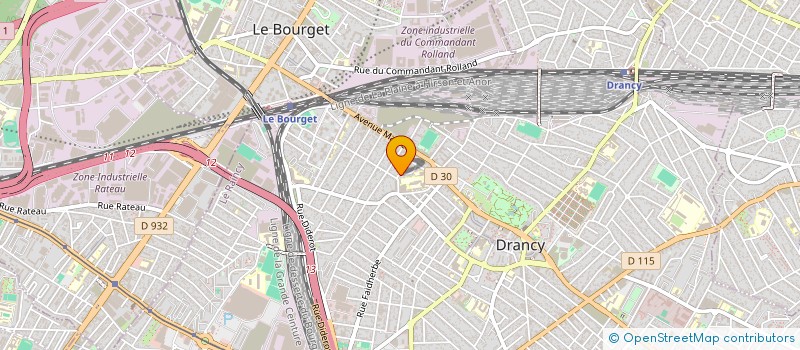 localisation de l'entreprise TPM à DRANCY