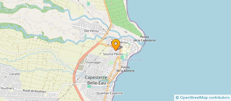 localisation de l'entreprise TPM FORMATION à CAPESTERRE-BELLE-EAU