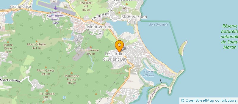 localisation de l'entreprise TPM-TERRASSE & JARDIN-SXM SAS  SAINT MARTIN