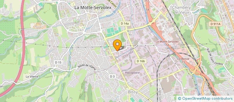 localisation de l'entreprise TPMC  LA MOTTE-SERVOLEX