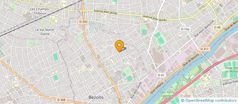 localisation de l'entreprise TPMD  BEZONS