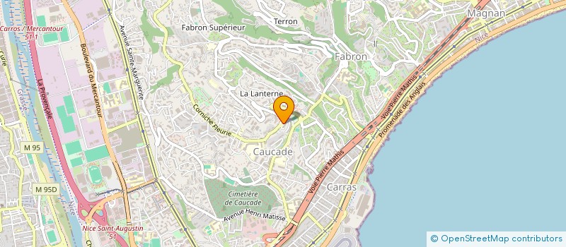 localisation de l'entreprise TPME CONSEILS à NICE