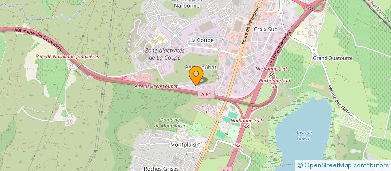 localisation de l'entreprise TPMG  NARBONNE