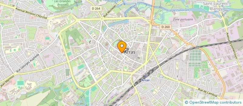 localisation de l'entreprise TPMG à ARRAS