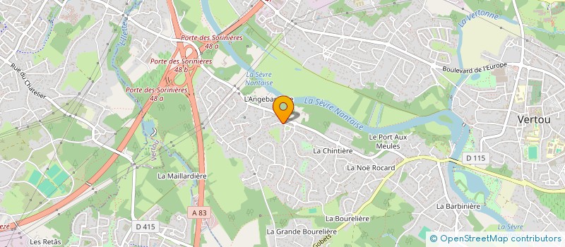 localisation de l'entreprise TPMG à VERTOU