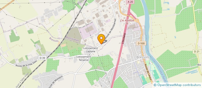 localisation de l'entreprise TPMG  MONTAUBAN