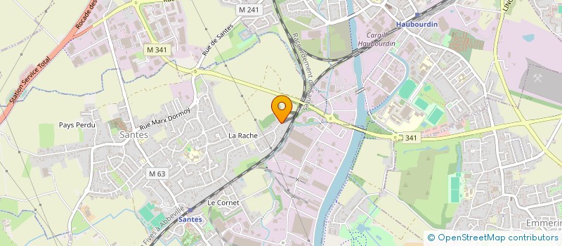 localisation de l'entreprise TPMP  SANTES