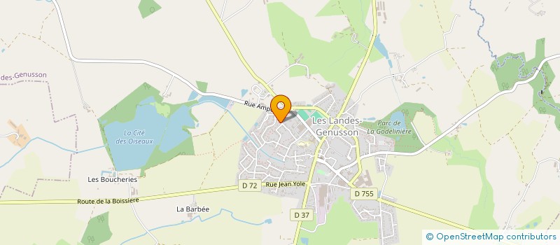 localisation de l'entreprise TPMP  LANDES GENUSSON (LES)