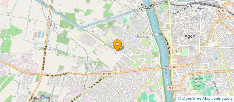 localisation de l'entreprise TPN ENERGIES  LE PASSAGE