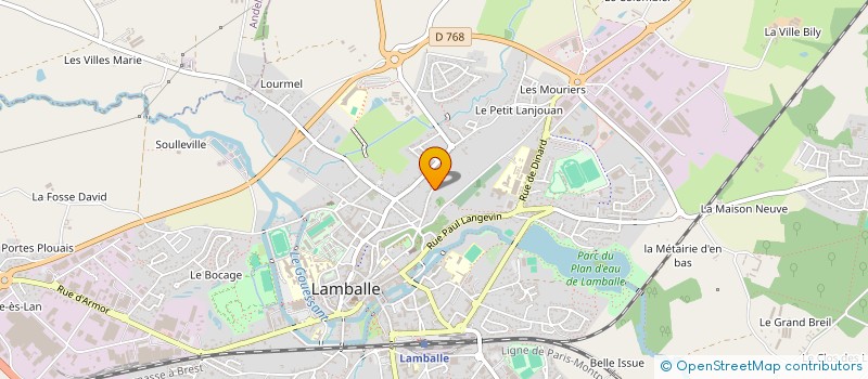 localisation de l'entreprise TPNG INVEST  LAMBALLE-ARMOR