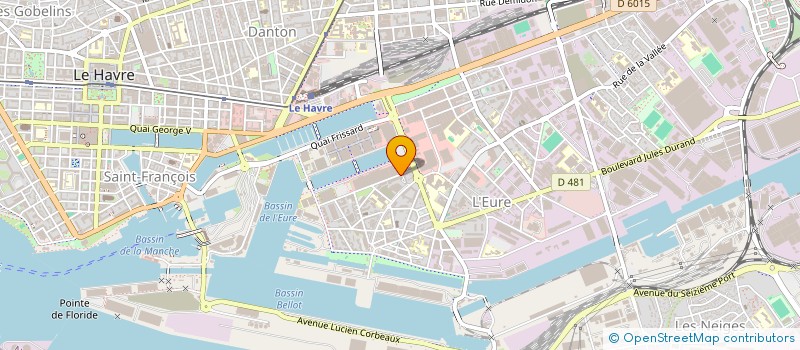 localisation de l'entreprise TPNG (TOUT PROJET NEGOCE GENERAL) à LE HAVRE