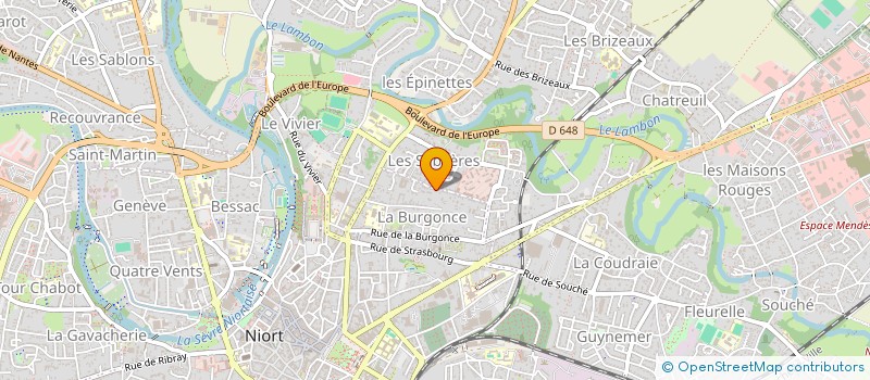 localisation de l'entreprise TPO CONSULTING à NIORT