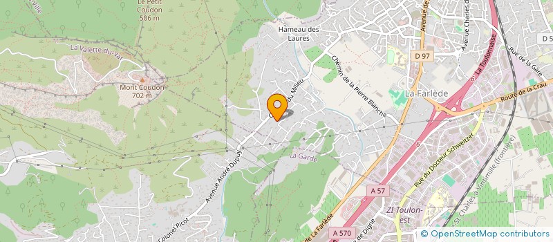 localisation de l'entreprise TPO IMMO  LA FARLEDE