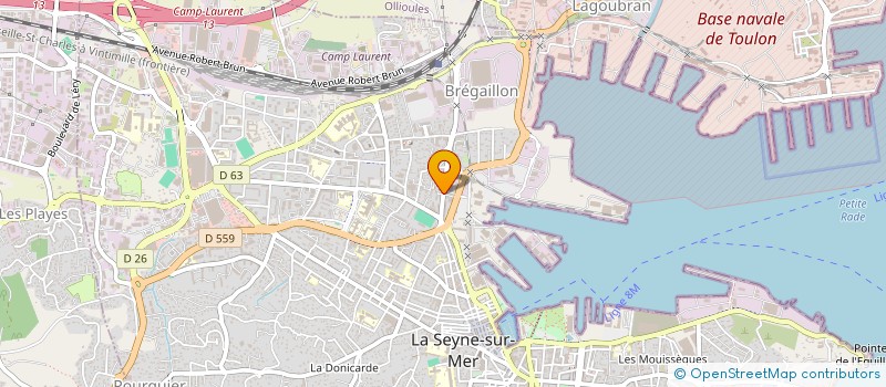 localisation de l'entreprise TPP 83 à LA SEYNE-SUR-MER