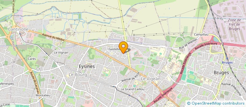 localisation de l'entreprise TPP BONNEBAT  EYSINES