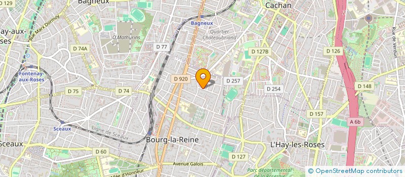 localisation de l'entreprise TPP DEVELOPMENT à BOURG-LA-REINE