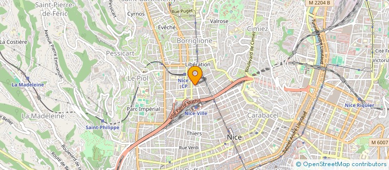 localisation de l'entreprise TPP PRODUCTION  NICE