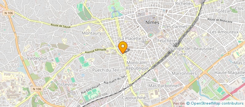 localisation de l'entreprise TPR  NIMES