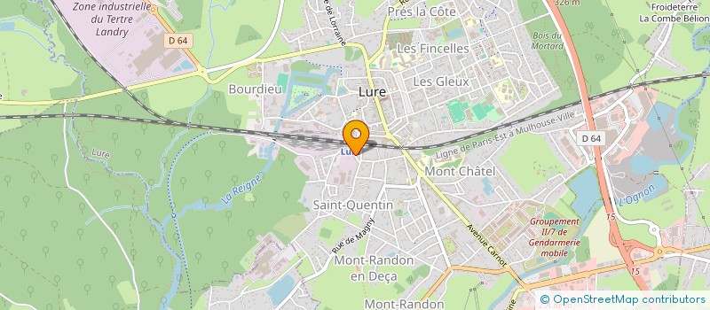 localisation de l'entreprise TPRBE  LURE