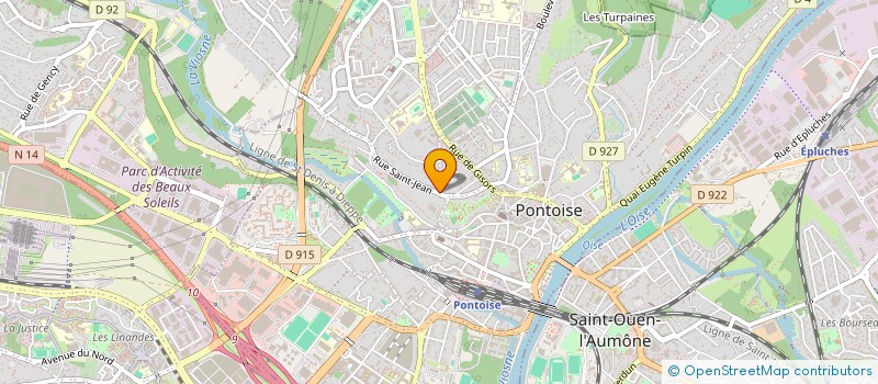 localisation de l'entreprise TPRD  PONTOISE