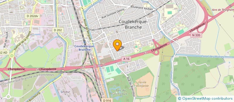 localisation de l'entreprise TPRH  COUDEKERQUE-BRANCHE