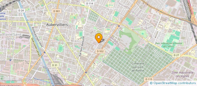 localisation de l'entreprise TPRS à MONTREUIL