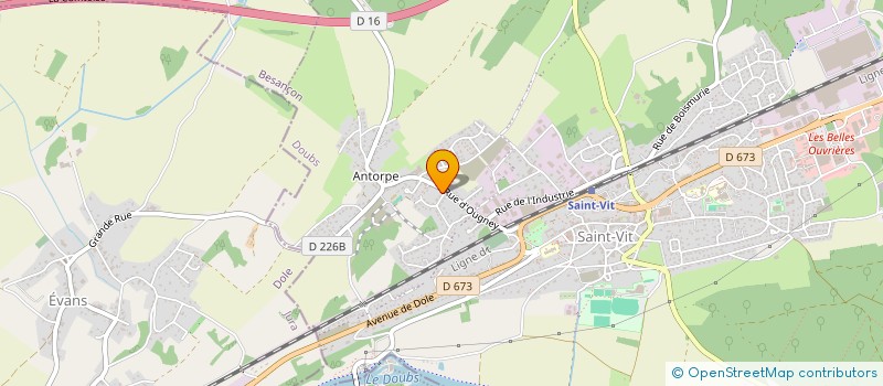 localisation de l'entreprise TPRS  SAINT-VIT