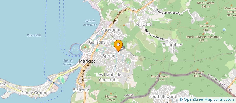 localisation de l'entreprise TPS  SAINT MARTIN