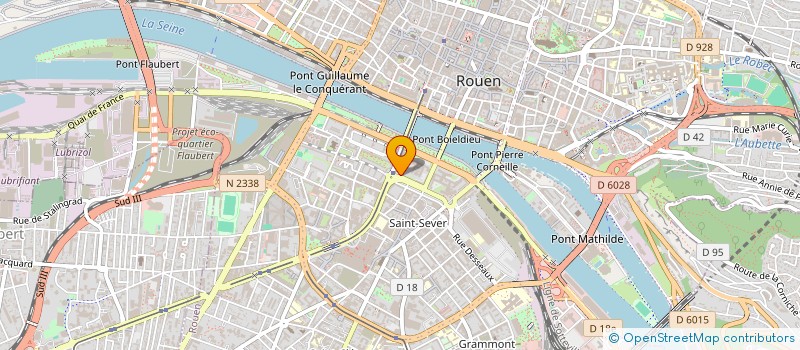localisation de l'entreprise TPS à ROUEN