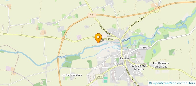 localisation de l'entreprise TPS  LIGUEIL