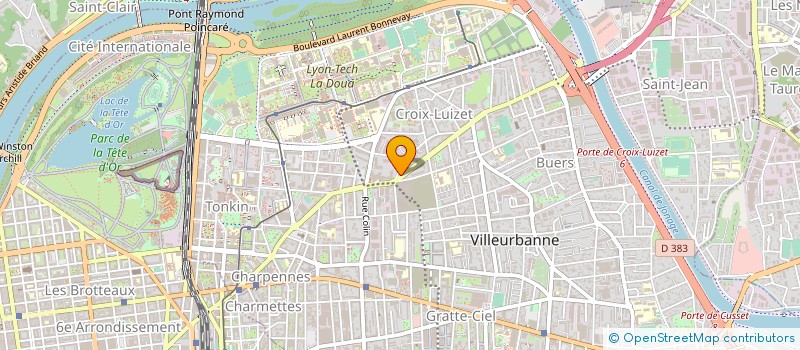 localisation de l'entreprise TPS CUP à VILLEURBANNE