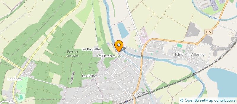 localisation de l'entreprise TPS MYRE à ESBLY