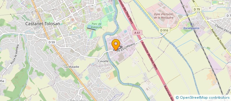 localisation de l'entreprise TPS TOULOUSE PREFABRICATION SANITAIRE à CASTANET-TOLOSAN
