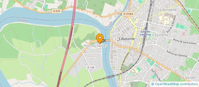 localisation de l'entreprise TPSB  ARVEYRES