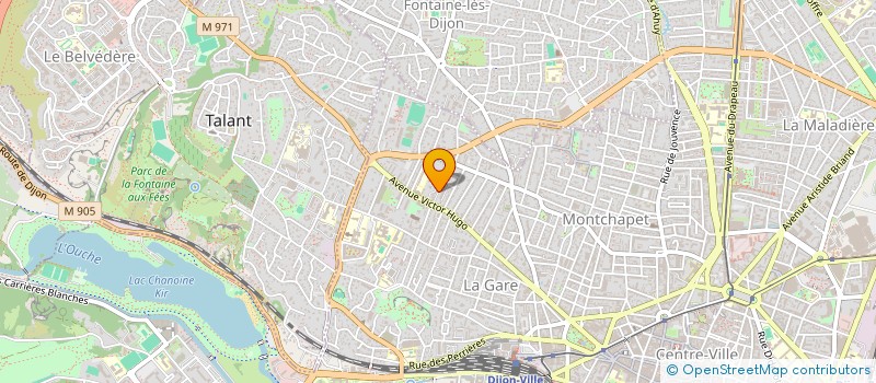 localisation de l'entreprise TPT à DIJON