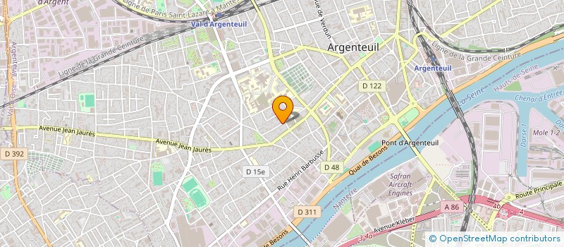 localisation de l'entreprise TPT.NETS à ARGENTEUIL