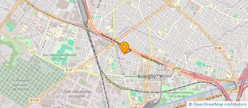 localisation de l'entreprise TPT SUPERMARCHE à BOBIGNY