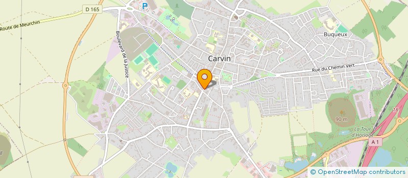 localisation de l'entreprise TPTEAM  CARVIN